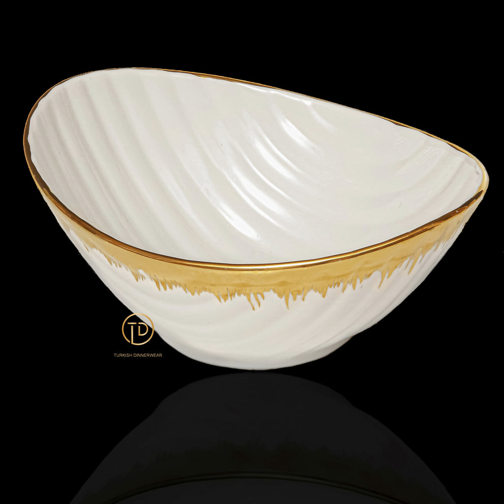 Gold shop serving bowls